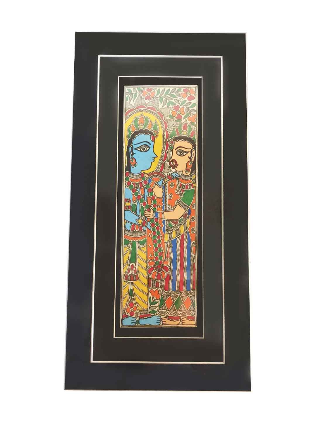 Ram Sita Swayamvar- Madhubani Painting