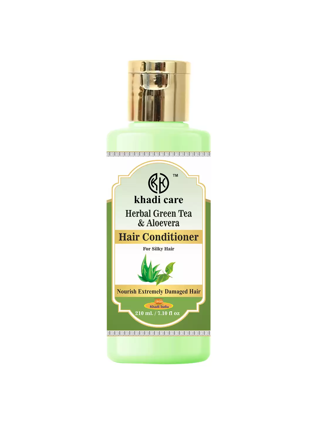 Khadi Care Herbal Green Tea & Aloevera Hair Conditioner - 210ml