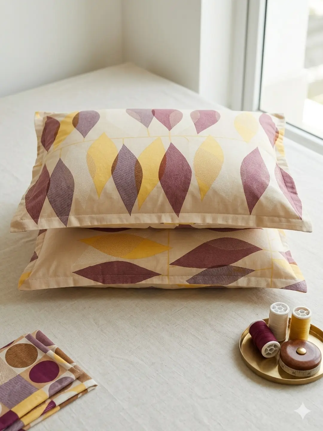 Cotton Sateen Pillow Covers 17 x 27 Inch