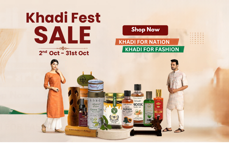 Official Ecommerce Portal of Khadi India promo